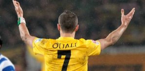 Idir Ouali machte den Ausgleich Idir Ouali,dynamo,dresden,jubel