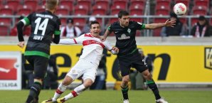 Sokratis muss gegen Vedad Ibisevic klären sokratis,werder,bremen,vedad,ibisevic,vfb,stuttgart