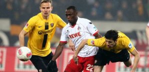 Anthony Ujah traf im Doppelpack 1.fc,köln,anthony,ujah,dynamo,dresden,doppeltorschütze