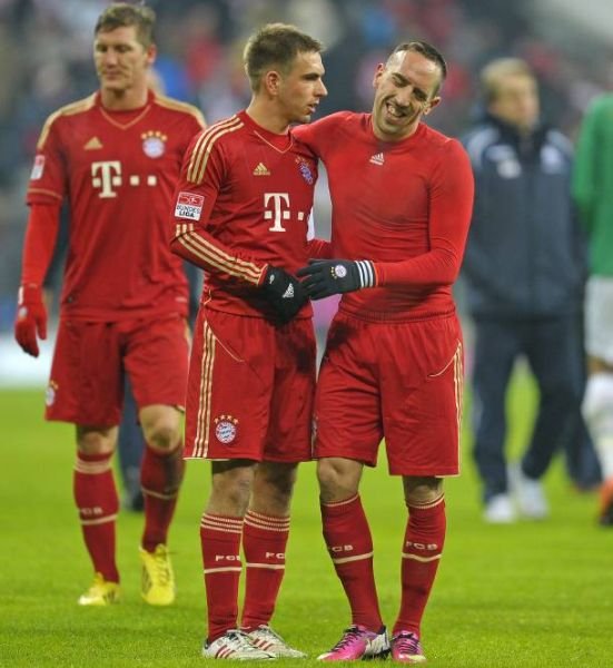 Bastian Schweinsteiger, Philipp Lahm und Franck Ribery kassieren jeweils 10 Millionen Euro