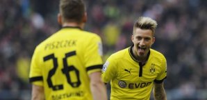 Lukasz Piszczek und Marco Reus feiern das 1:0 borussia,dortmund,vfb,stuttgart,marco,reus,lukasz,piszczek