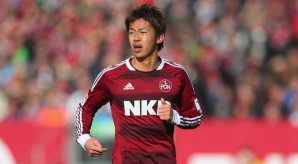 Kiyotake Hiroshi erzielte den Anschlusstreffer zum 1:2. Hiroshi,Nürnberg