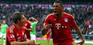 Jerome Boateng erzielte mit seinem ersten Bundesligator den 3:2-Siegtreffer Jerome Boateng, FC Bayern München