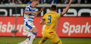 Maurice Exslager traf zum 1:0 für den MSV maurice,exslager,msv,duisburg,eintracht,braunschweig