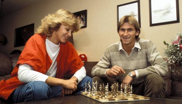 Klaus Augenthaler mit seiner Monika
