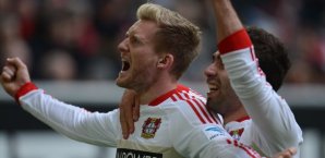 Andre Schürrle erzielte die Leverkusener Führung Andre Schürrle, Bayer Leverkusen