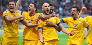 Aufstiegsfreude pur eintracht,braunschweig,2.bundesliga,aufstieg