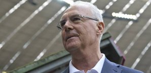 Franz Beckenbauer stärkt den deutschen Ringern den Rücken Franz Beckenbauer, Bayern München, FC Barcelona