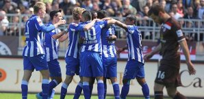 Hertha erwischte St. Pauli in der Schlussphase eiskalt Hertha BSC, FC St.Pauli, 2. Liga