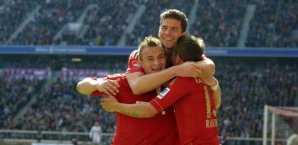 Torschützen unter sich Mario Gomez,Xherdan Shaqiri,Rafinha
