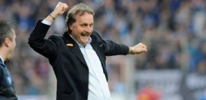Peter Neururer feiert die Bochumer Erfolgsserie vfl bochum, peter neururer
