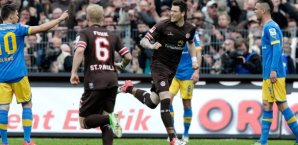 Daniel Ginczek ließ sich feiern Daniel Ginczek,fc,st.,pauli,eintracht,braunschweig