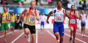 Martin Keller ist nicht nur in der Staffel pfeilschnell Martin Keller, 100 m