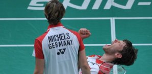 Michael Fuchs, Birgit Michels, Badminton-Team-WM