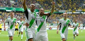 Zuerst jubelten die Wolfsburger, dann kam der BVB zurück VfL Wolfsburg, Borussia Dortmund