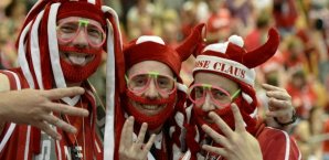 Fans der Brose Baskets Bamberg feiern den vierten Titel in Folge Brose Baskets Bamberg