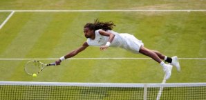 Dustin Brown ist in Wimbledon bereits Publikumsliebling Dustin Brown