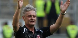 Armin Veh versteht sich gut mit Heribert Bruchhagen Armin Veh, Eintracht Frankfurt