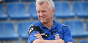 Benno Möhlmann kann nach dem heutigen Spiel zufrieden sein Benno Möhlmann,FSV Frankfurt
