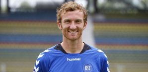 Dominic Peitz erzielte das Tor des Tages dominic peitz, ksc