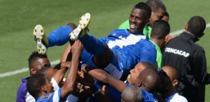 Martiniques Fabrice Reuperné wurde nach seinem Siegtreffer gegen Kanada gefeiert Fabrice Reuperné, Martinique