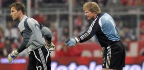 Oliver Kahn und Michael Rensing spielten gemeinsam beim FC Bayern München Oliver Kahn, Michael Rensing, FC Bayern München