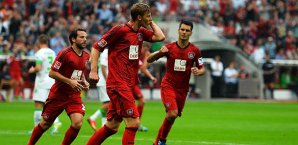 Bayer Leverkusen setzte sich gegen Mönchengladbach durch Bayer Leverkusen, Borussia Mönchengladbach, Stefan Kießling