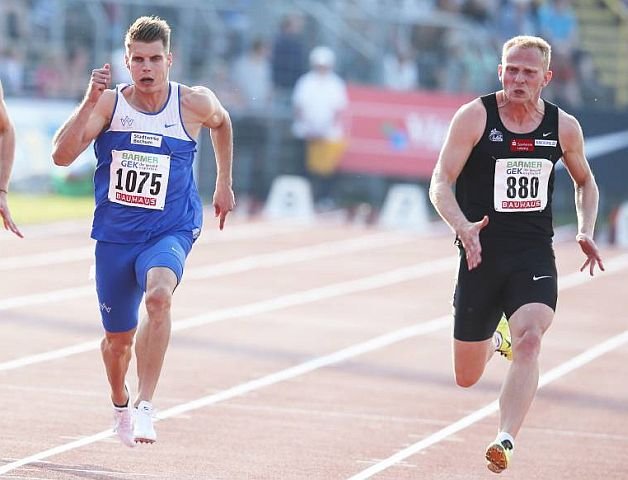 Julian Reus und Martin Keller (4 x 100 m Staffel)