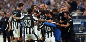 PAOK Saloniki durfte auf Schalke das 1:1 feiern PAOK Saloniki