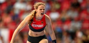Für Silke Spiegelburg war es am Ende wieder nur Platz vier Silke Spiegelburg, Stabhochsprung