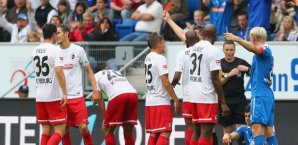 In Sinsheim durften gleich mehrere Platzverweise bestaunt werden TSG Hoffenheim, SC Freiburg