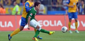 Zlatko Junuzovic erzielte das entscheidende Tor in Braunschweig Zlatko Junuzovic, SV Werder Bremen