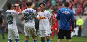 Bochums Spieler dürften eigentlich zufriedenere Gesichter machen Bochum,2. Bundesliga