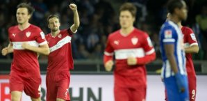 Christian Gentner feiert seinen Treffer zum 1:0 christian,gentner