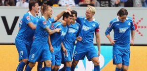 Hoffenheim feiert den zweiten Treffer Hoffenheim,Bundesliga