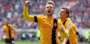 Traf in Düsseldorf zum Ausgleich: Dresdens Tobias Müller Tobias Müller,Dynamo Dresden