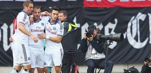 Der HSV fuhr dank Lasogga einen deutlichen Sieg ein Hamburger SV, 1. FC Nürnberg, Bundesliga
