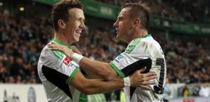 Ivica Olic und Ivan Perisic trafen für Wolfsburg gegen Bremen Ivica Olic Ivan Perisic