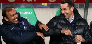 Jos Luhukay und Michael Preetz freuten sich über den Punkt Luhukay