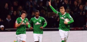 Aaron Hunt traf per Elfmeter für Werder Bremen Aaron Hunt