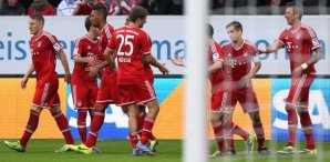 Lange mussten die Bayern auf den endgültigen Jubel warten fc,bayern,hoffenheim