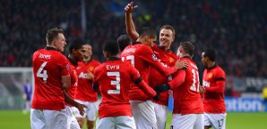 Manchester United hatte in Leverkusen häufig Grund zur Freude Manchester United