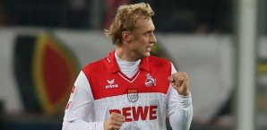 Marcel Risse ließ die FC-Fans mit einem Doppelpack schon früh an den Sieg glauben. Marcel Risse,1.FC Köln