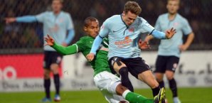 Nicolai Müller brachte den FSV Mainz 05 nach einem Ausflug von Sebastian Mielitz in Führung. Nicolai Müller,FSV Mainz 05,Bundesliga