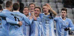 1860 München durfte sich über ein spätes Siegtor von Dominik Stahl freuen 1860 München,2. Bundesliga