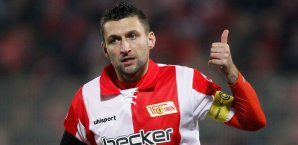Kapitän Torsten Mattuschka traf zur Führung der Berliner Torsten Mattuschka,Union Berlin,2. Bundesliga