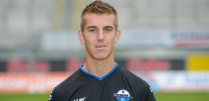 Paderborns Uwe Hünemeier erzielte den entscheidenden Treffer gegen seinen Ex-Klub Uwe Hünemeier