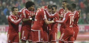 Die Bayern waren auch gegen Frankfurt mal wieder nicht aufzuhalten Bayern München