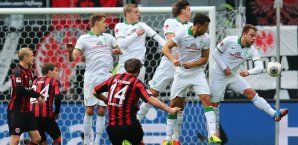 Eintracht Frankfurt kam gegen zehn Bremer nur zu einem Punkt eintracht frankfurt, werder bremen