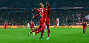 Arjen Robben (l.) war der überragende mann auf dem Platz Arjen Robben